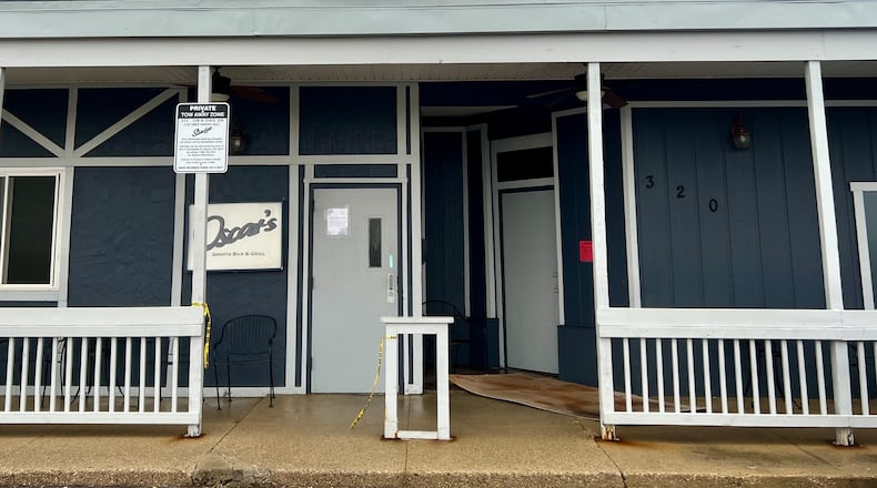 Oscar's Bar & Grill, located at 320 N. Dixie Drive, has been condemned by the city of Vandalia. AIMEE HANCOCK/STAFF