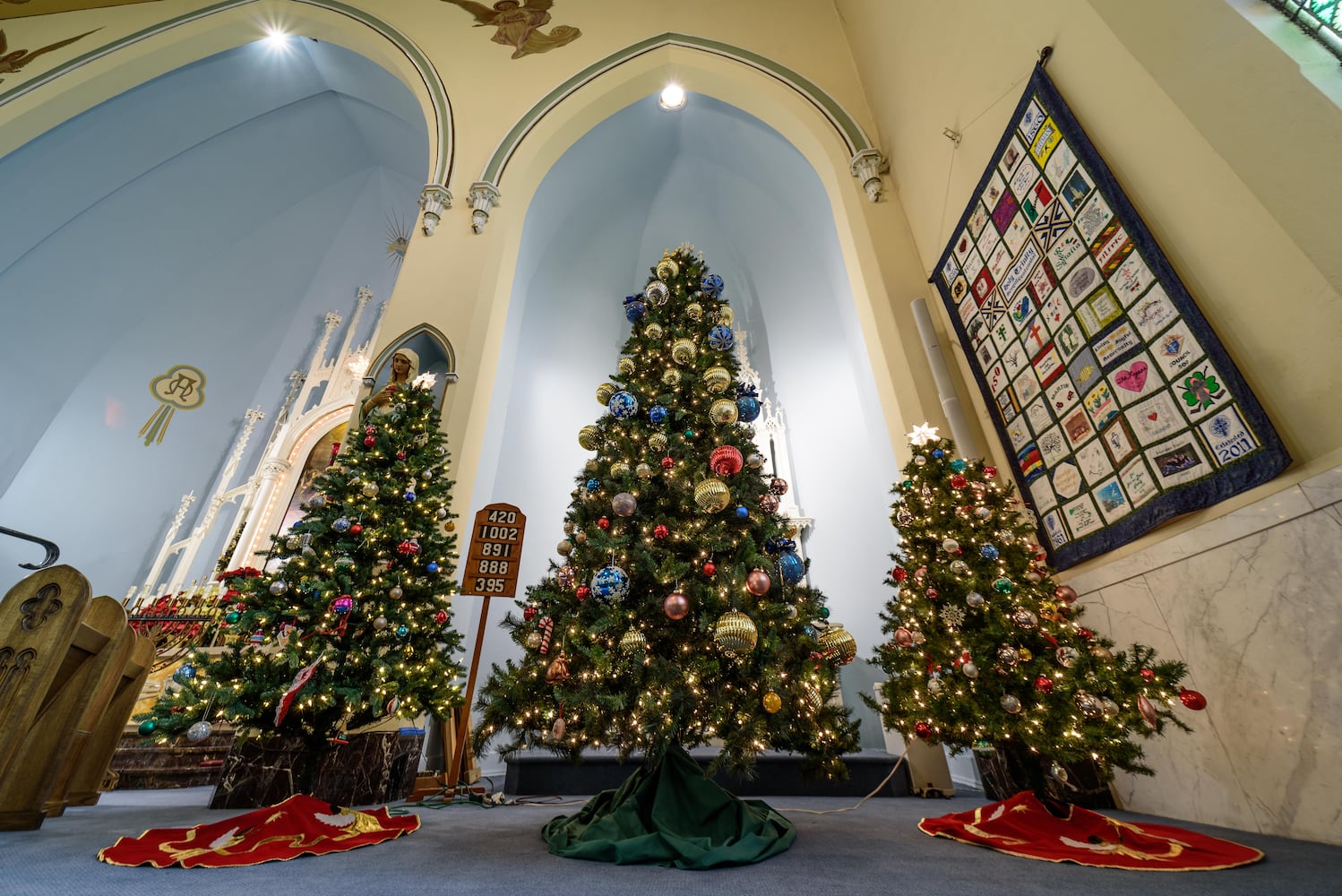 PHOTOS: A breathtaking look at Holy Trinity Catholic Church on Christmas Eve morning