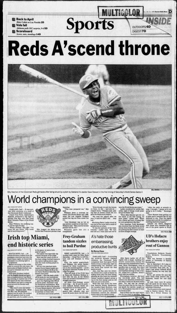 Great moments in Cincinnati Reds history
