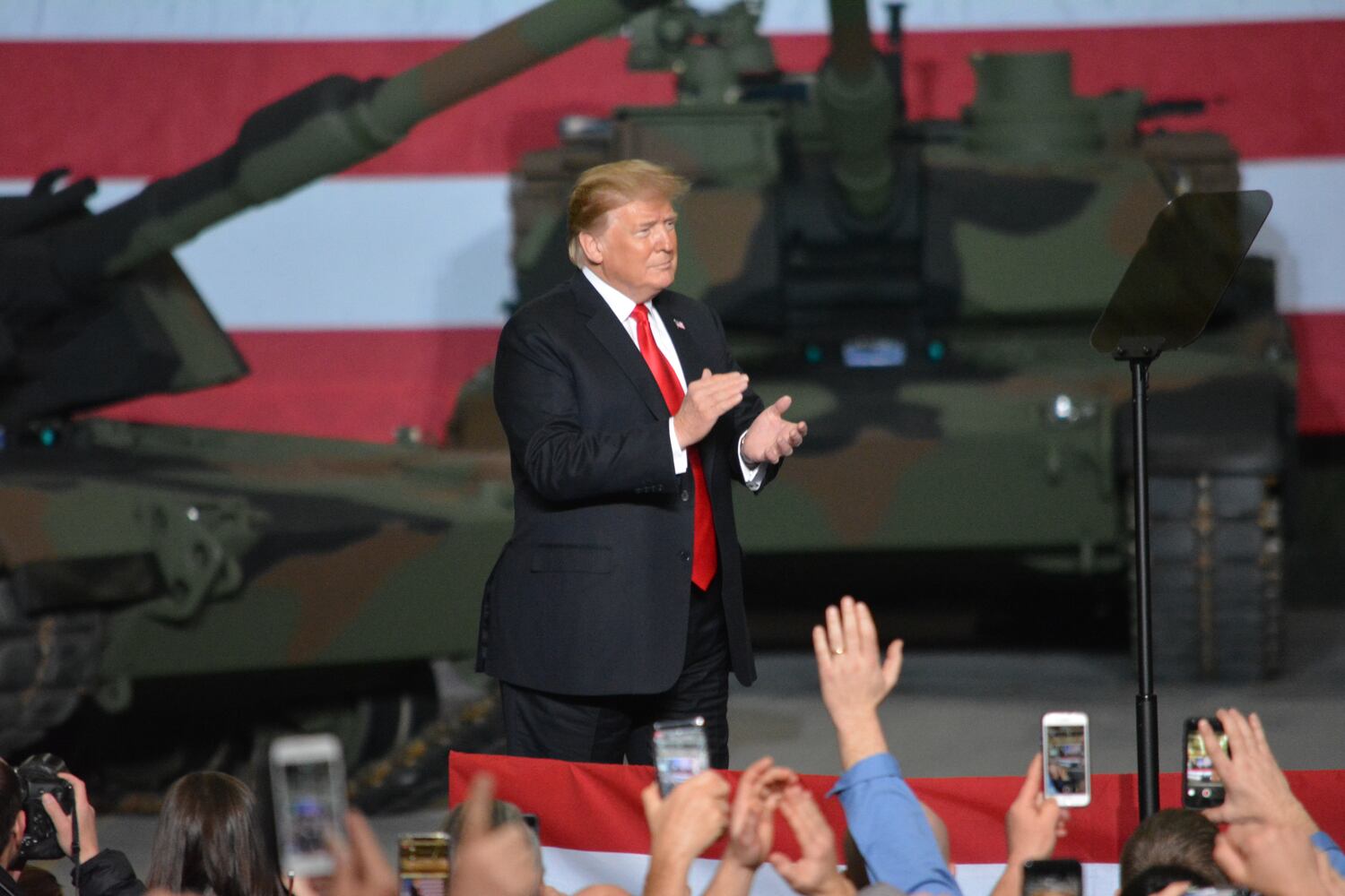 PHOTOS President Trump's past visits to the region.