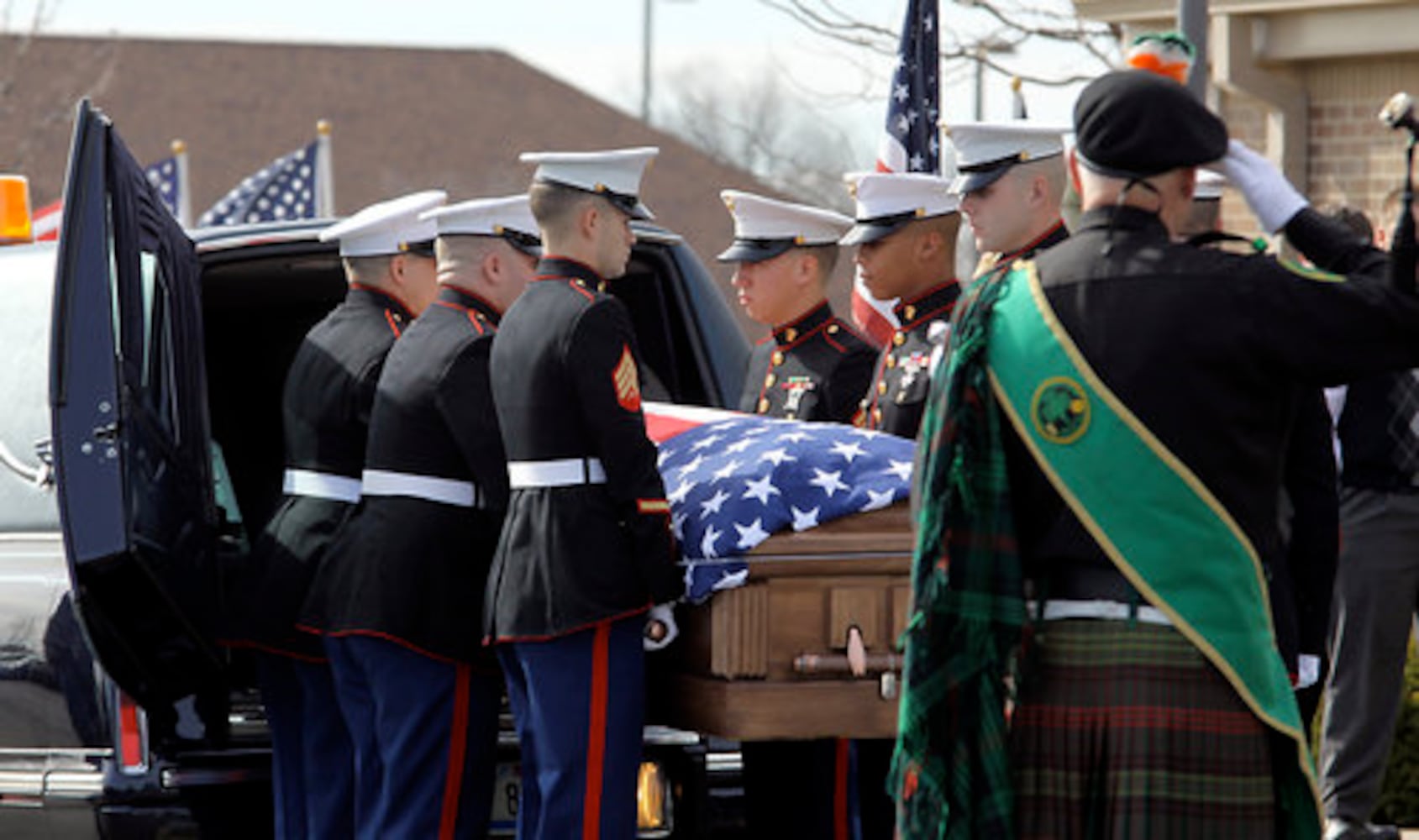 Funeral for fallen Marine Cpl. Lucas Todd Pyeatt