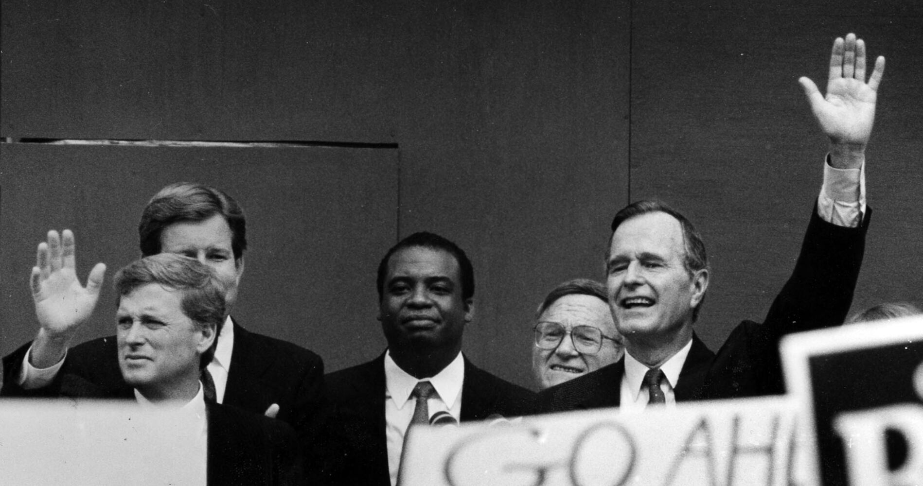 George H.W. Bush visits to southwest Ohio