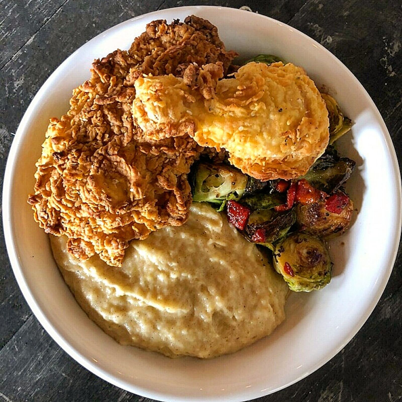Mac's soon to be famous fried chicken at Mudlick Taphouse. CONTRIBUTED