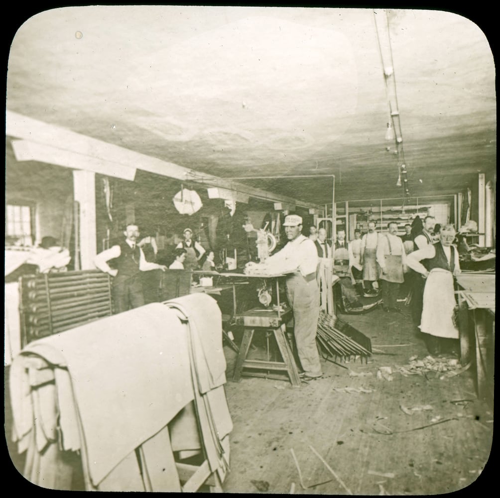 Miamisburg seen in historic lantern slides