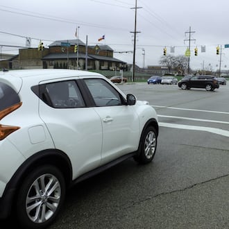 Col. Glenn Highway near Wright State University. FILE