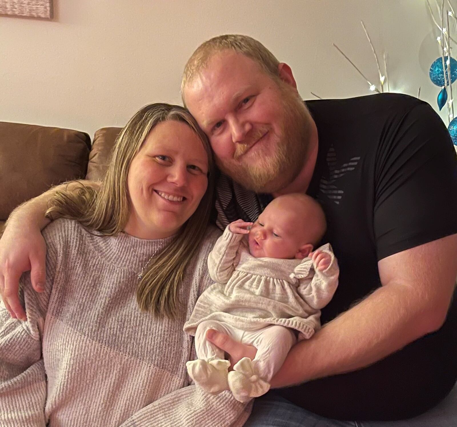 Chris Adkins, of Dayton, pictured with his family, participated in one of Kettering Health’s dads classes. CONTRIBUTED