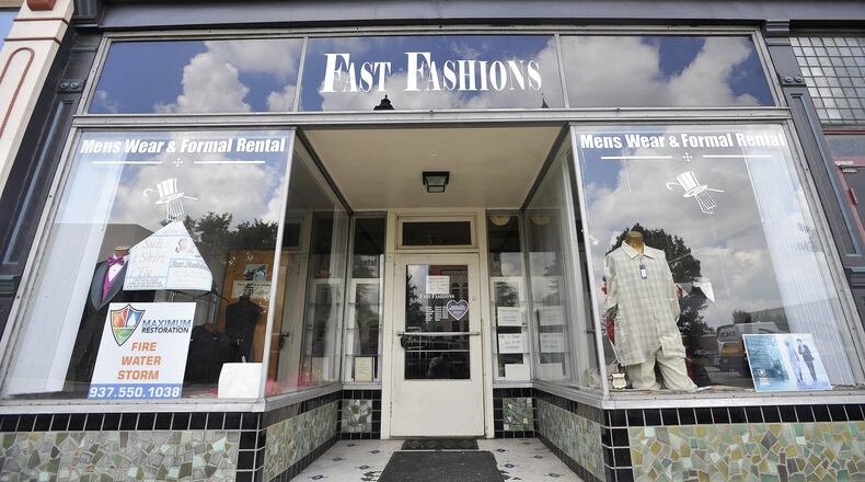 On June 30, 2020, a rain storm caused a center section of the roof to collapse at Fast Fashions Men’s Clothing Store and Tuxedo Rental at 33 East Main Street, Xenia. The store is now indefinitely closed. MARSHALL GORBYSTAFF