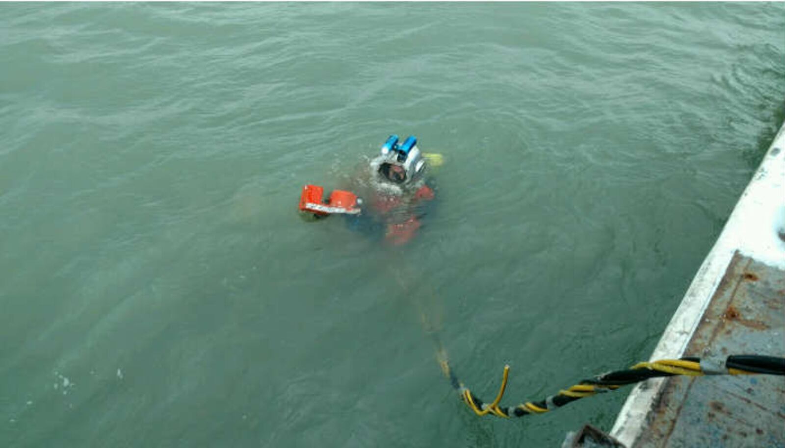 The cockpit voice recorder was recovered for a missing plane that went down Dec. 30, 2016, over Lake Erie in Cleveland. WOIO-TV CLEVELAND
