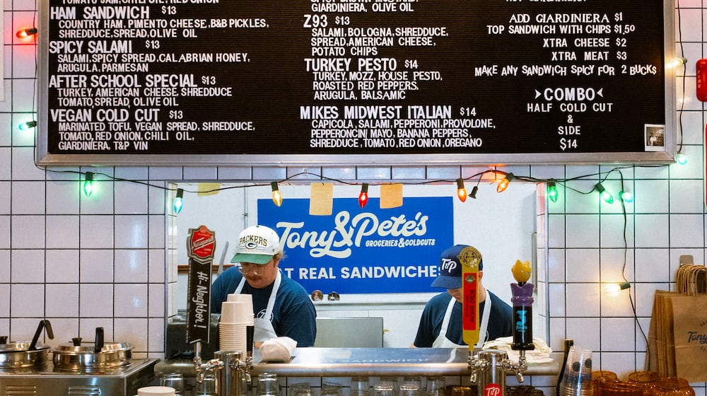 The Tony and Pete’s order counter. CONTRIBUTED