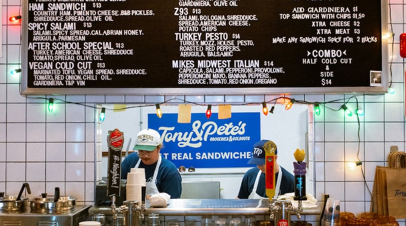 The Tony and Pete’s order counter. CONTRIBUTED