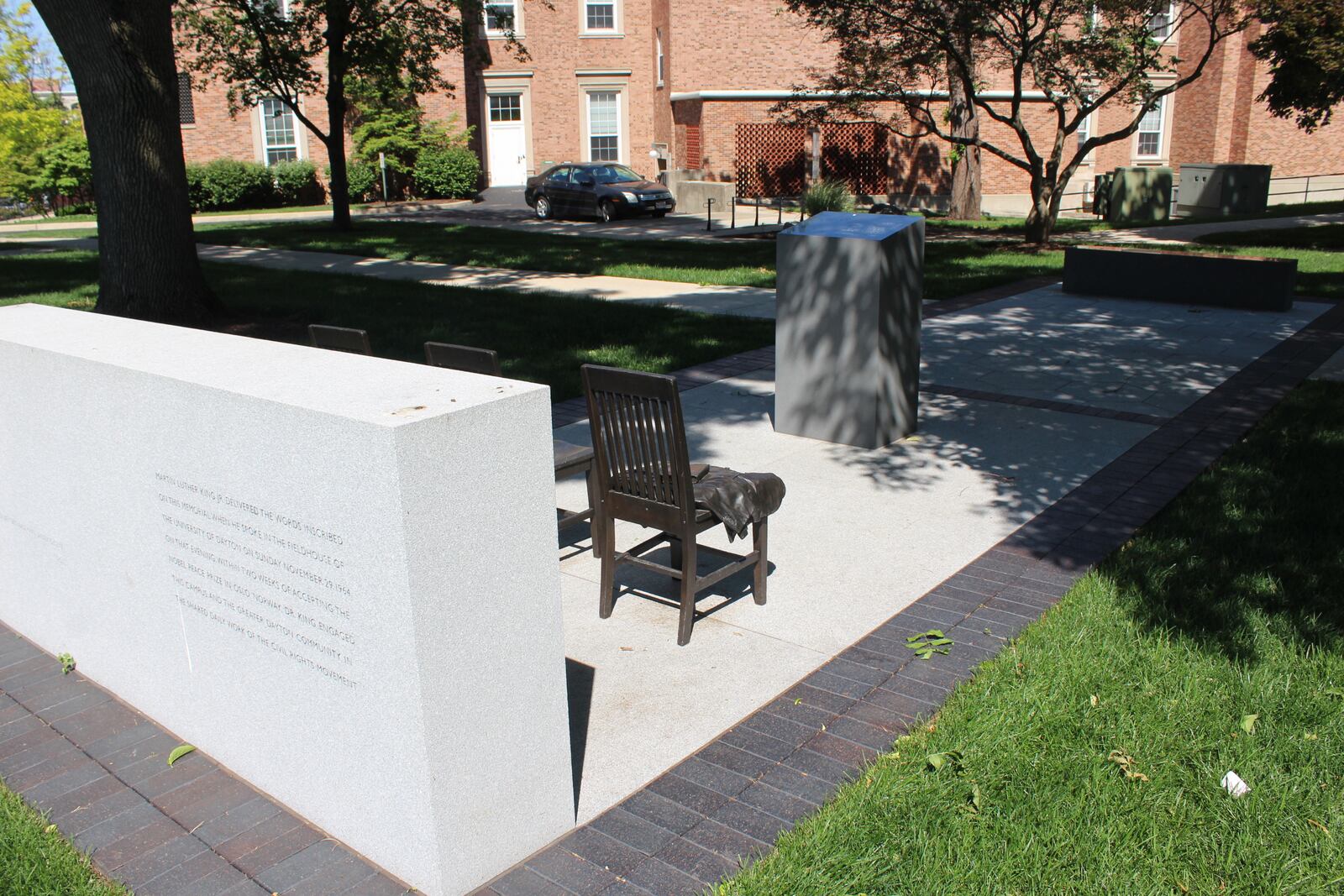 A closer look at University of Dayton memorial for Rev. Martin Luther King Jr.