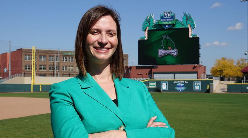 Dayton Dragons Vice President of Sponsor Services Brandy Guinaugh has been selected as the 40th Rawlings Woman Executive of the Year, as announced today by Minor League Baseball. CONTRIBUTED