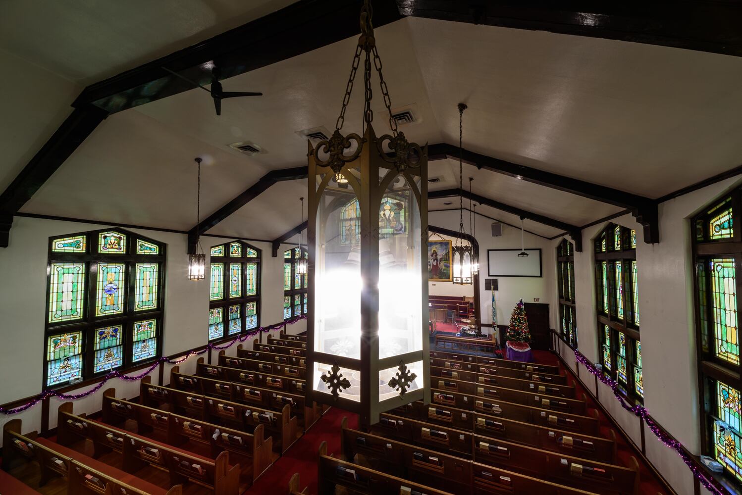 PHOTOS: A look inside McKinley United Methodist Church decorated for Christmas