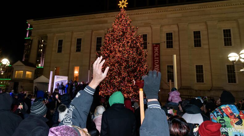 The 51st annual Dayton Holiday Festival featuring the Grande Illumination and Dayton Children’s Parade Spectacular in Lights was held in downtown Dayton on Friday, Nov. 24, 2023. Did we spot you there? TOM GILLIAM / CONTRIBUTING PHOTOGRAPHER