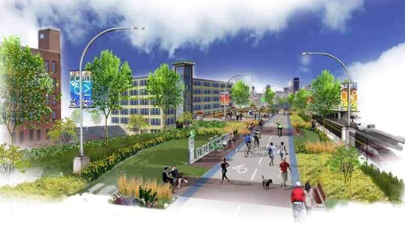 The city of Dayton has received what officials hope will be just the first piece of funding needed to acquire and transform an old rail corridor into a bike path and recreational trail.