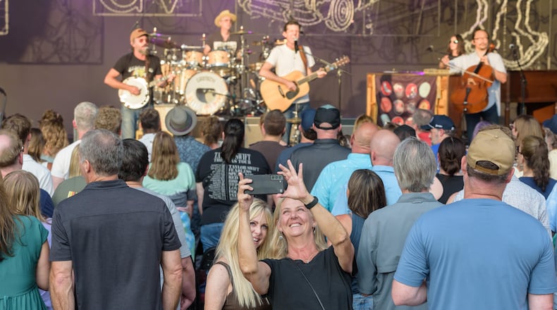 Concord, North Carolina-based four-time GRAMMY Award nominees The Avett Brothers made a tour stop at Fraze Pavilion in Kettering on Saturday, June 28, 2025. TOM GILLIAM / CONTRIBUTING PHOTOGRAPHER
