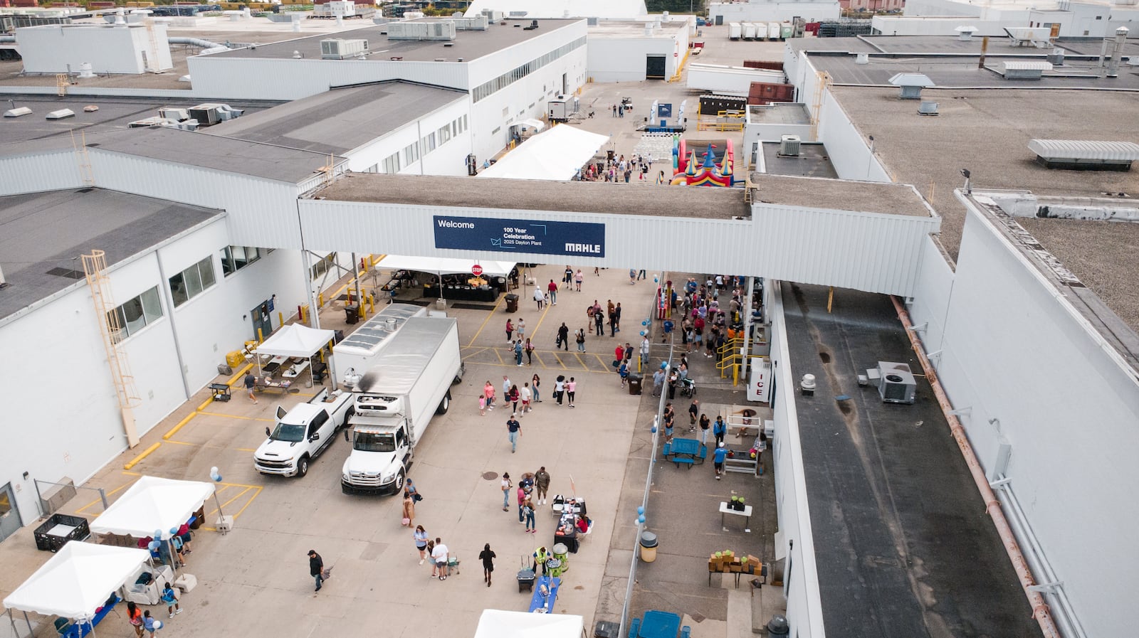 A recent celebration at the Webster Street plant. Mahle Behr photo.