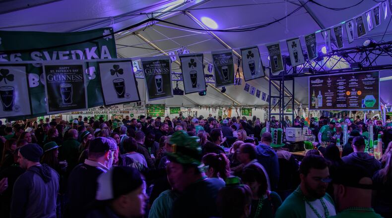 The Dublin Pub hosted its annual St. Patrick's Day celebration on March 17, 2018. Now in its 20th year, the 2-day block party is one of the biggest in the state. PHOTO / TOM GILLIAM PHOTOGRAPHY