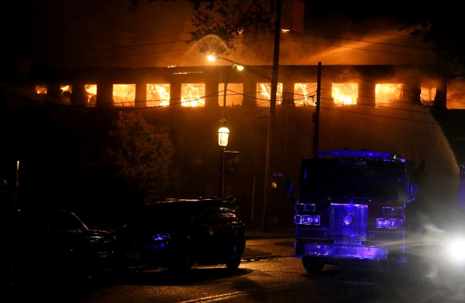 Fire at former Beckett paper mill