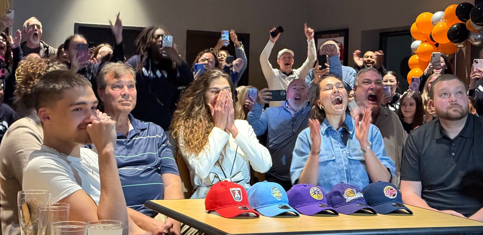 Fairmont grad Maddy Westbeld celebrates WNBA draft in Kettering on April 14, 2025.