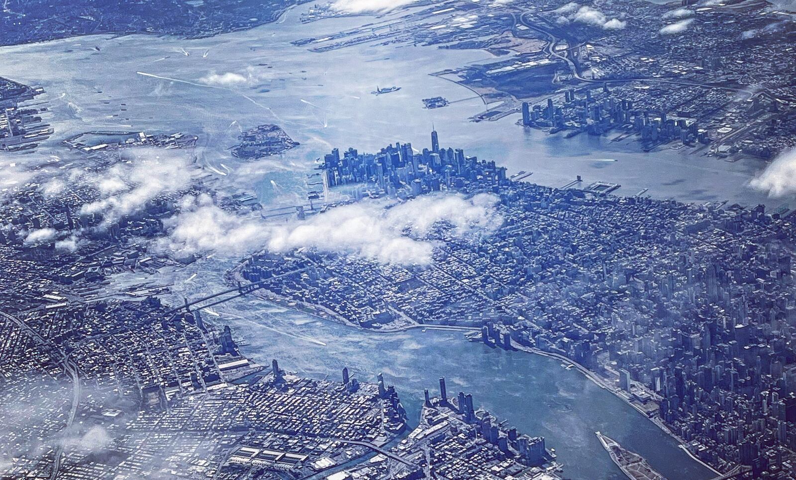 New York City from above on March 8, 2023. David Jablonski/Staff