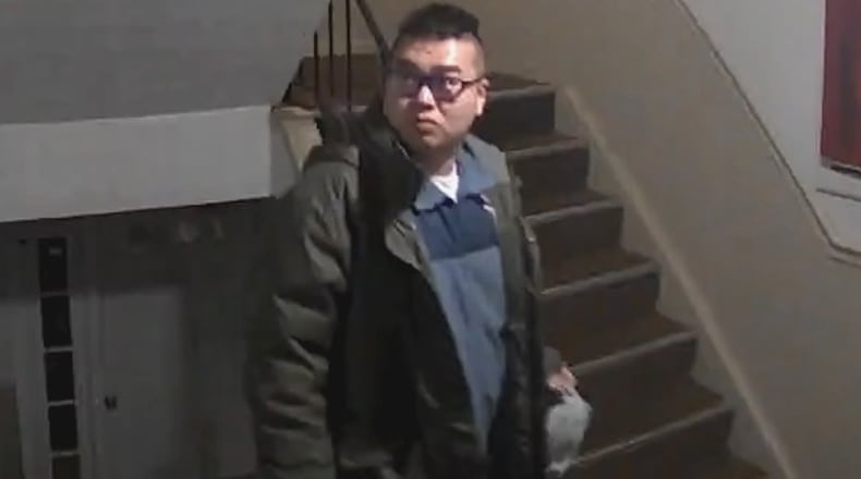 Suspect accused of catching and abusing a cat last week at a Hamilton apartment complex. BUTLER COUNTY SHERIFF'S OFFICE.