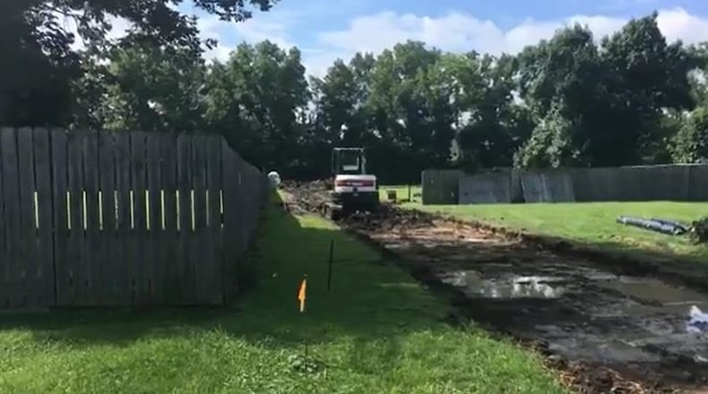 Construction is underway on a 100-foot-cell tower in Washington Township and some neighbors aren’t happy about it.