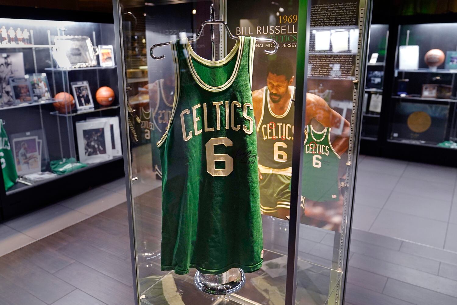 Bill Russell Auction Basketball