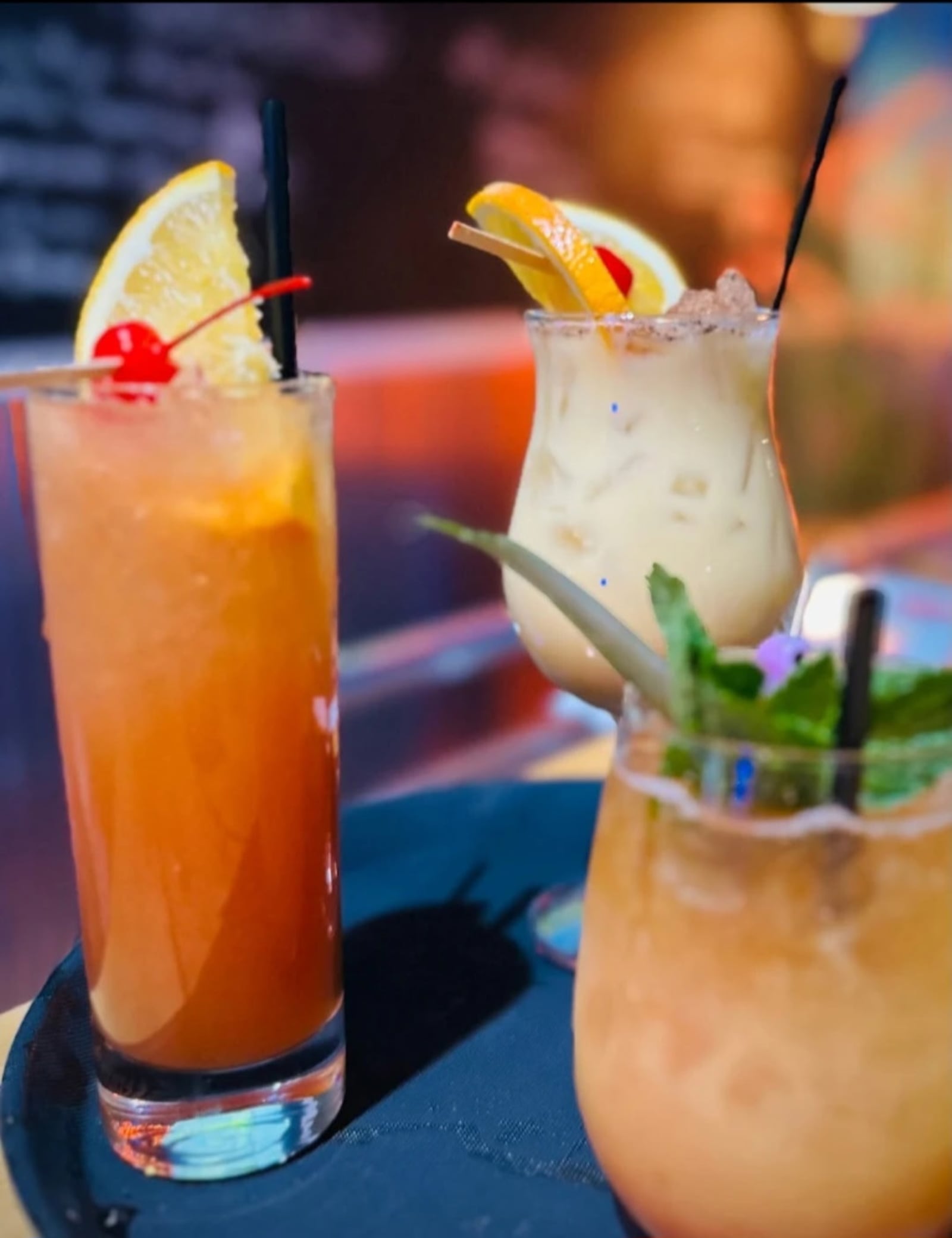Tiki-inspired cocktails are on the menu at Springboro's Latin Arepas Café. CONTRIBUTED