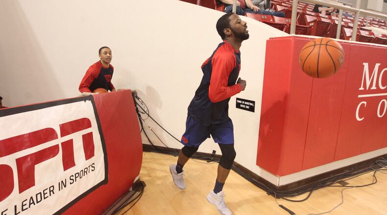 Dayton against Davidson on Friday, Feb. 24, 2017, at Belk Arena in Davidson, N.C.