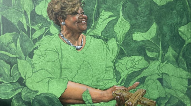 2025 Dayton Skyscraper Charlotte McGuire as depicted by artist Erin Smith Glenn. CONTRIBUTED