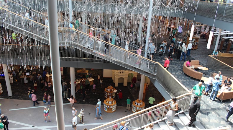 The Dayton Metro Library's grand opening for the main branch was held on Aug. 5, 2017.