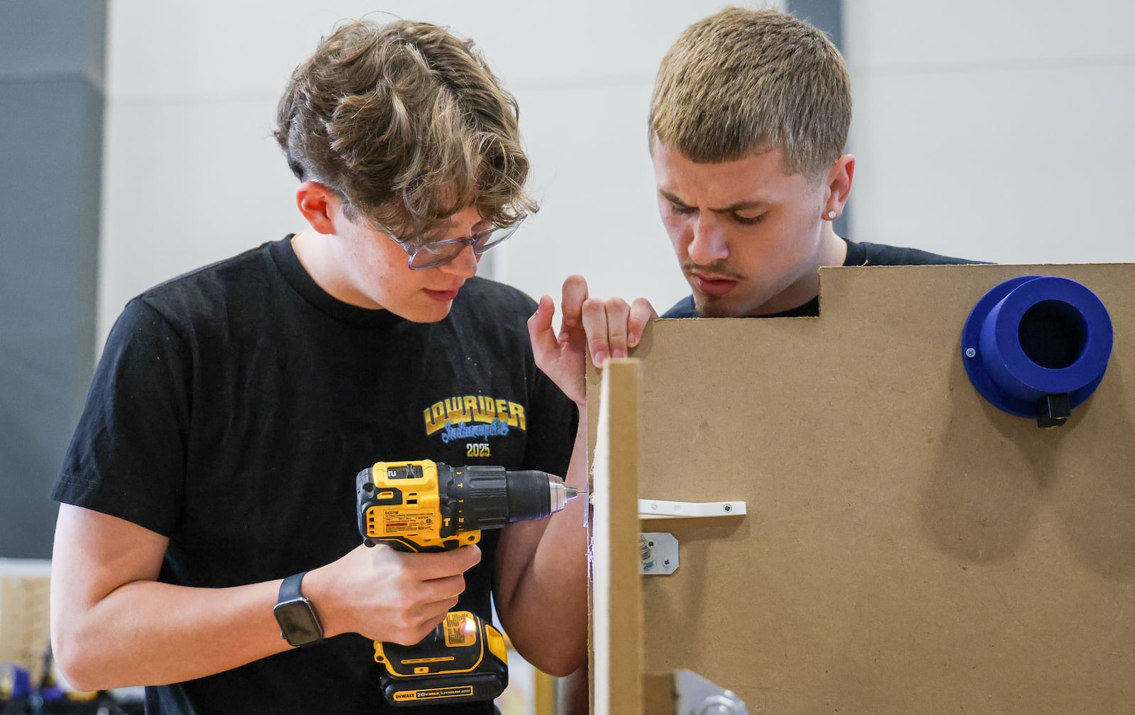 Students work on a project at Greene County Career Center on Tuesday, April 29, 2025. BRYANT BILLING / STAFF