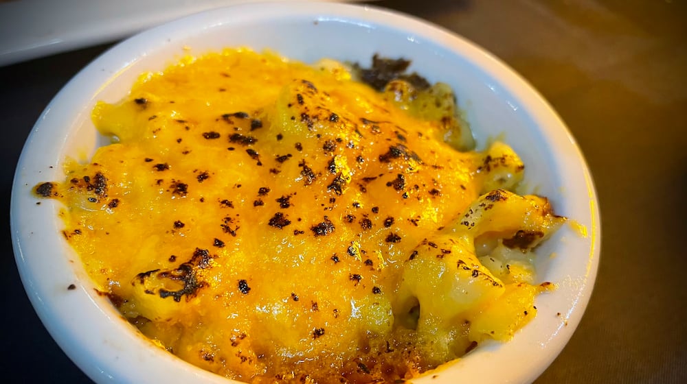 Mar’Tae Kitchen & Cocktails is located at 5212 Salem Ave. in Trotwood. Pictured is the mac and cheese from the soft opening. NATALIE JONES/STAFF