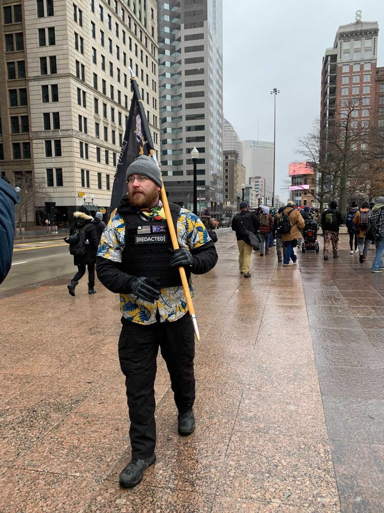 PHOTOS: Protestors gather outside the Ohio statehouse