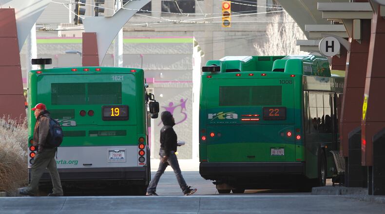 The union representing the Greater Dayton RTA drivers and mechanics filed an intent to strike effective Jan. 9. TY GREENLEES / STAFF