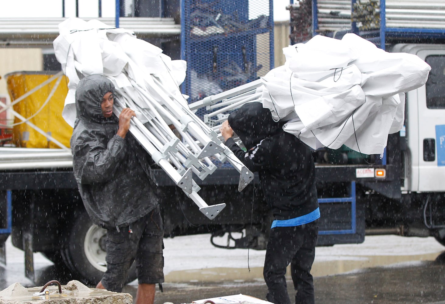 PHOTOS: Crews, party guests work to clean up Oregon District after Gem City Shine block party