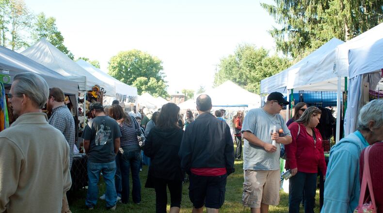 The lawn at John Bryan Center in Yellow Springs will be filled with vendors selling handmade goods when the fifth annual Cyclops Fest is presented on Saturday, Sept. 12. CONTRIBUTED