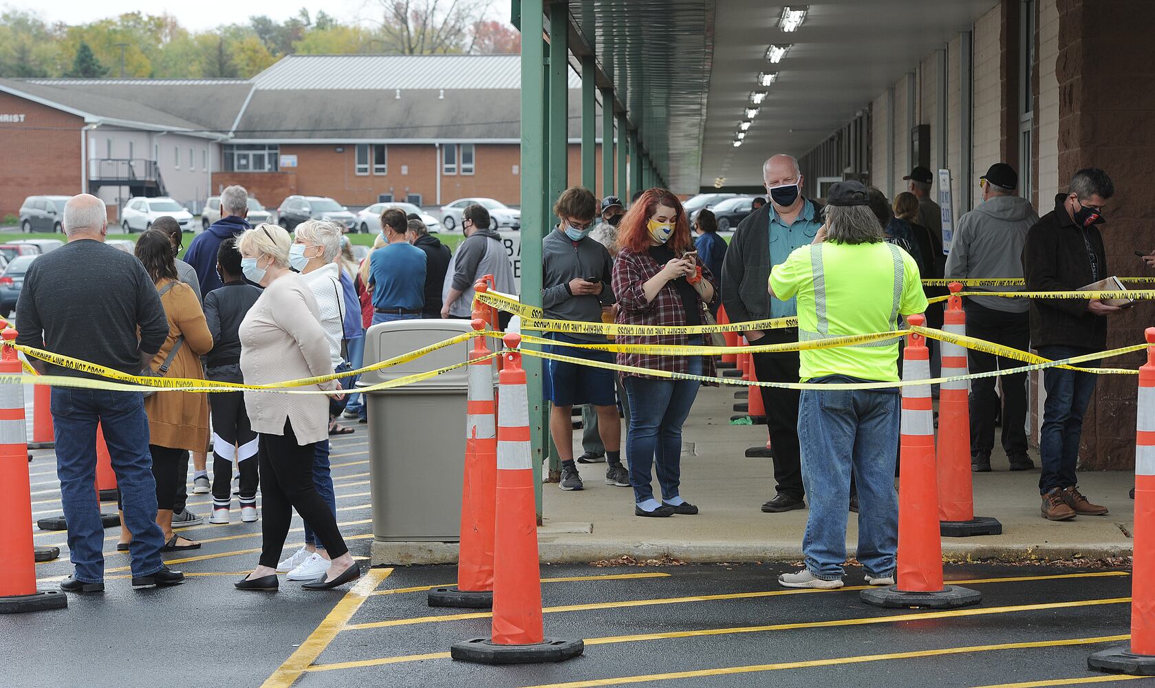 Early voting lines in Greene County