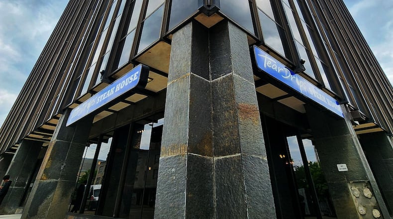 Tear Drop(s) Steakhouse is located at 111 W. First St. in Dayton. NICK GRAHAM/STAFF