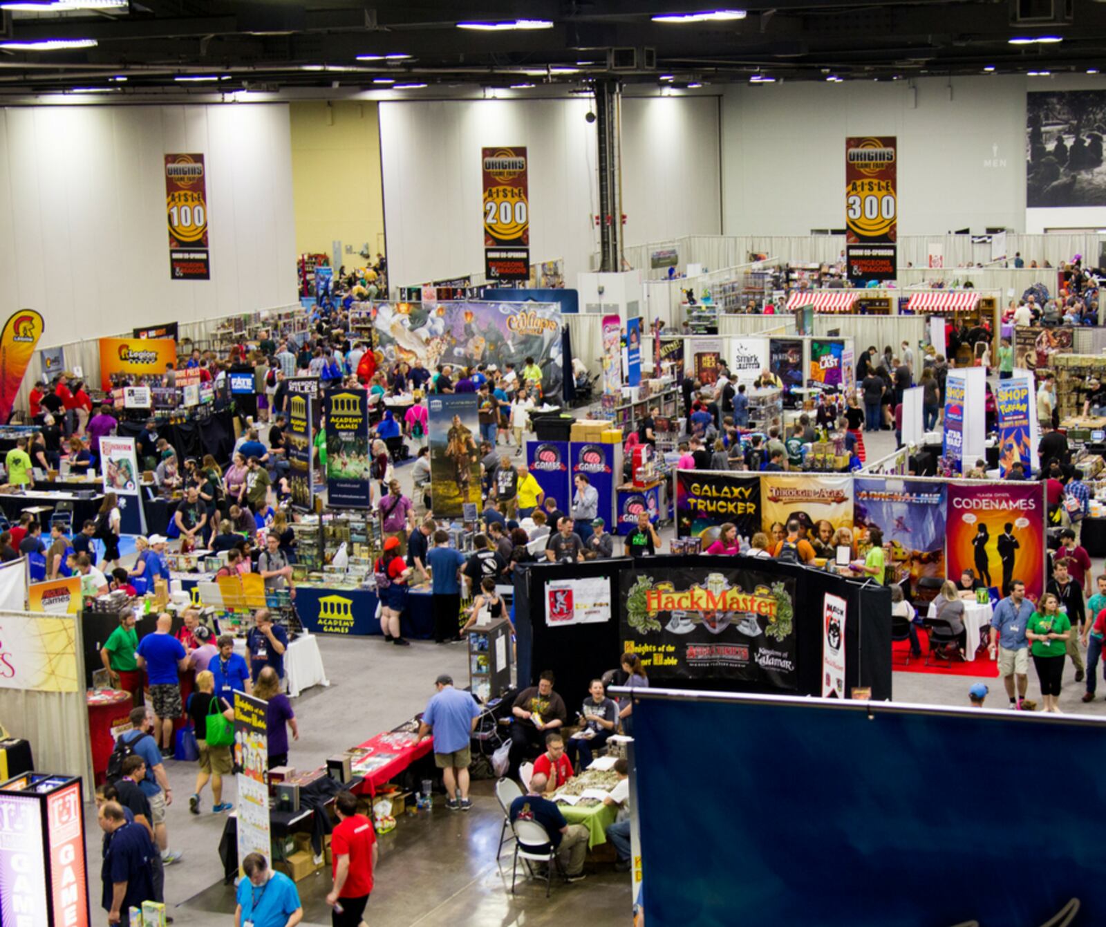 A promotional photograph from Origins shows the excited crowd in the Exhibitor Hall. PHOTO / Jacob Sigafoos, Official Origins Photographer