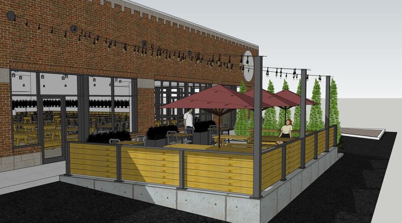 Old Scratch Pizza is adding about 50 seats at the 440 Miamisburg-Centerville Road site in a project expected to be done this summer. CONTRIBUTED.
