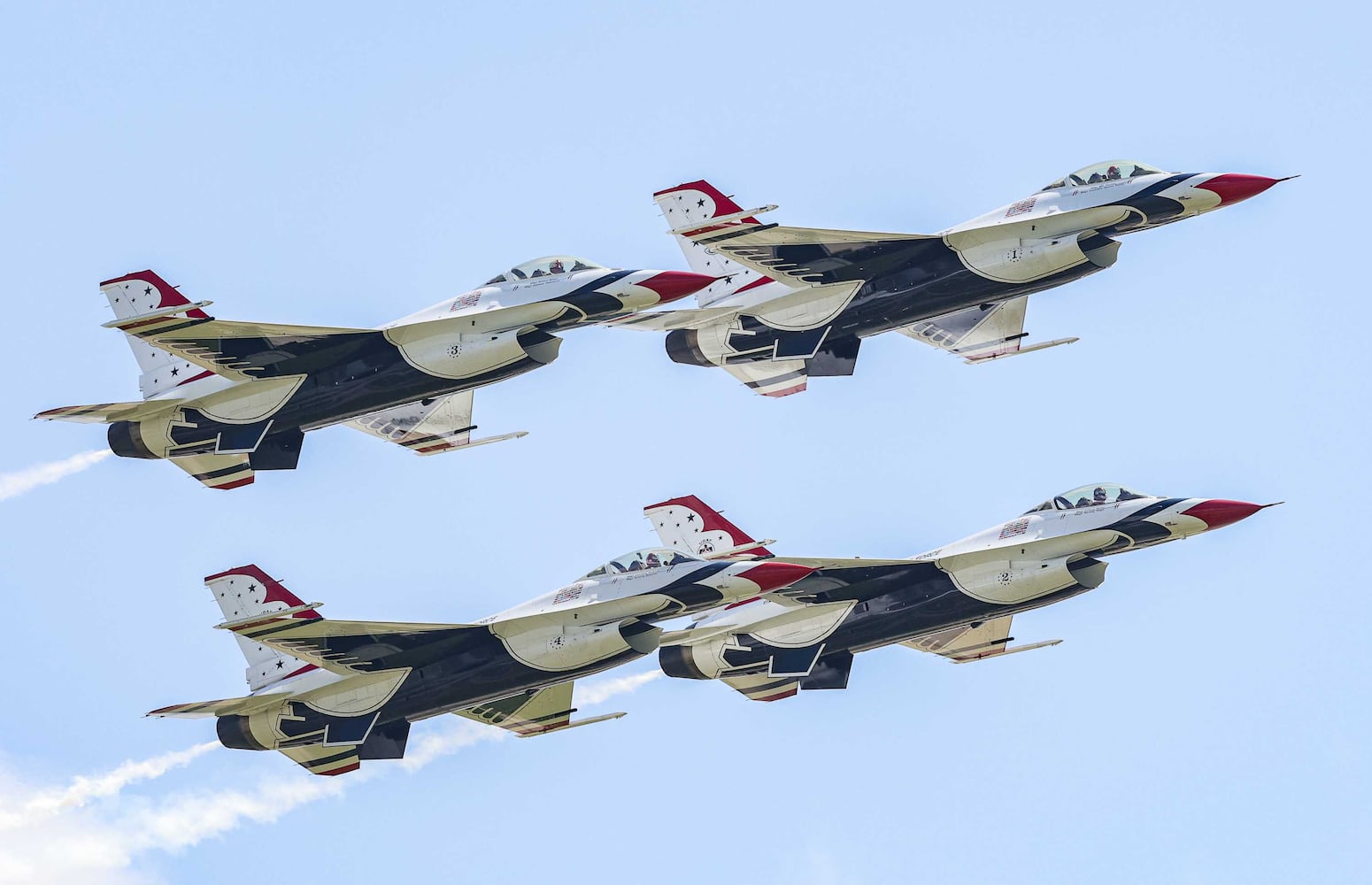 USAF Thunderbirds ahead of Dayton Air Show