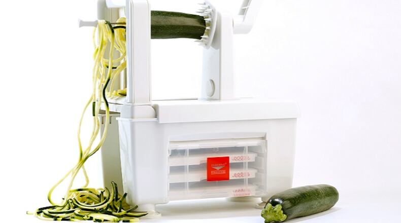Crank out some zucchini "pasta" with a spiralizer. (Michael Tercha/Chicago Tribune/TNS)