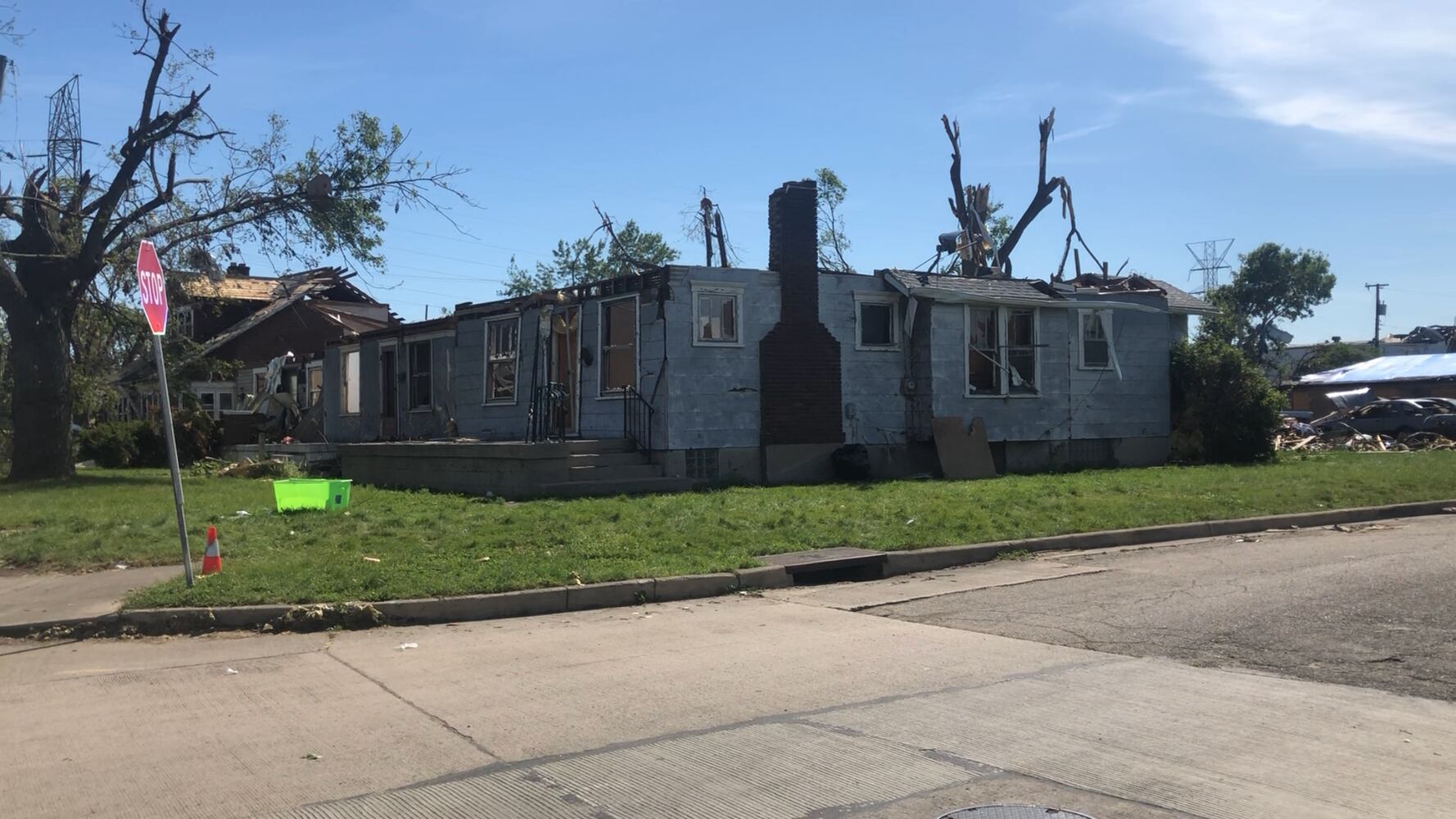 PHOTOS: Troy Street in Dayton two weeks after the Memorial Day tornadoes