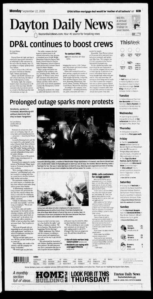 Hurricane Ike DDN pages
