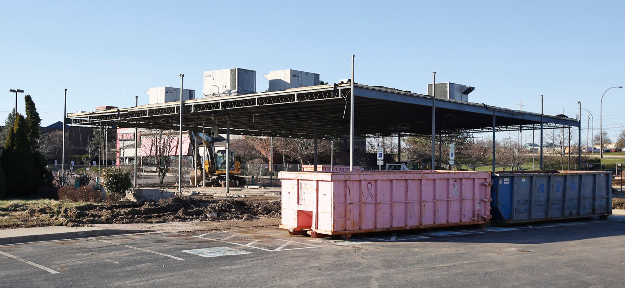 Construction for Giordano's Pizza, Jason's Deli is underway at the former Logan's Roadhouse