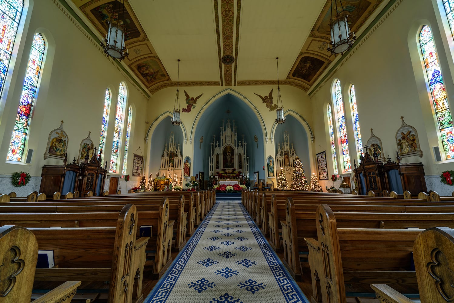 PHOTOS: A breathtaking look at Holy Trinity Catholic Church on Christmas Eve morning