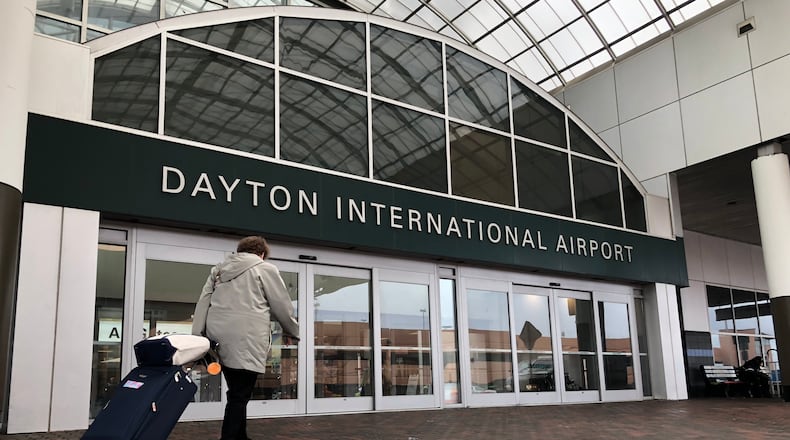 The Dayton International Airport’s fares remain higher than the national average. KARA DRISCOLL/STAFF