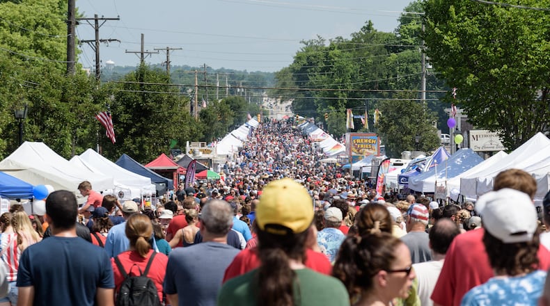 The 51st Centerville-Washington Twp. Americana Festival Parade was held on Tuesday, July 4, 2023 in downtown Centerville. TOM GILLIAM / CONTRIBUTING PHOTOGRAPHER